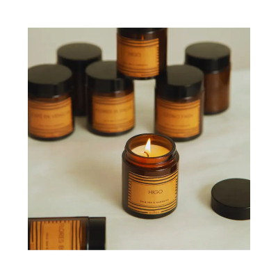 Velas de Cera de Soya 100% Orgánicas Samsa - Elegancia y Aroma Natura